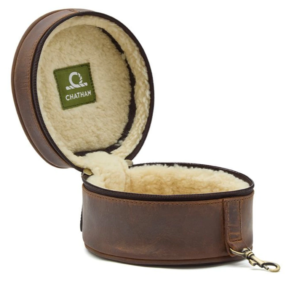 Chatham Premium Antique Oiled Leather Hearing Protection Case