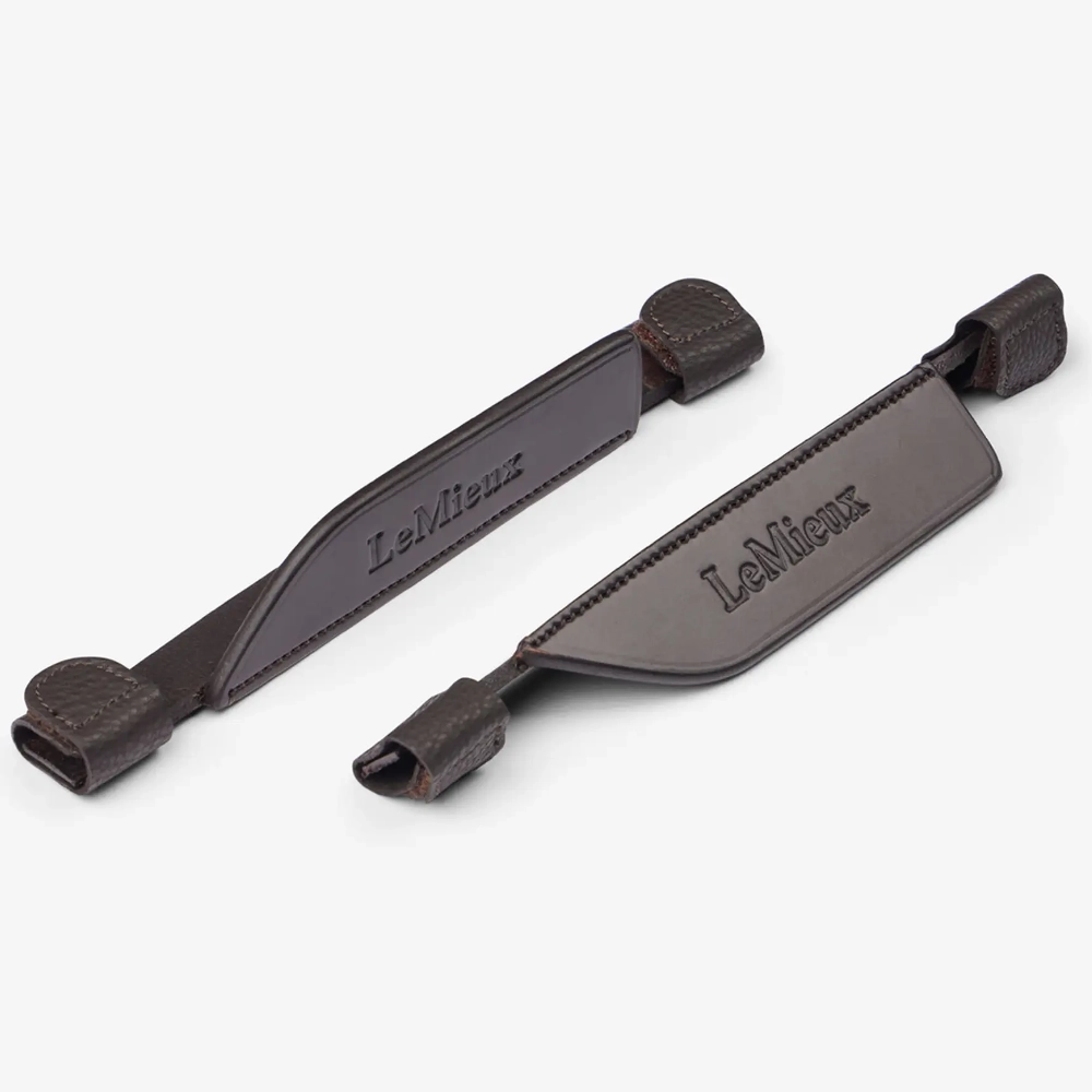 LeMieux Leather Bridle Blinkers Brown