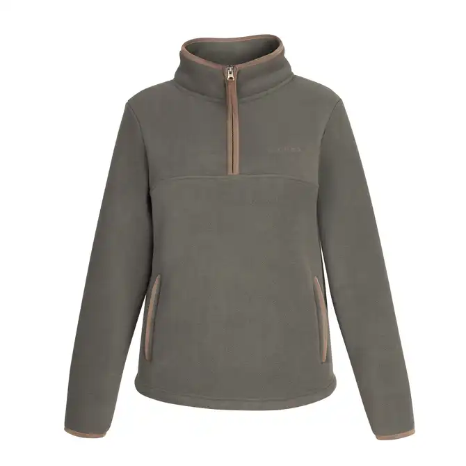 Shires Aubrion Ladies Core Half Zip Fleece Green