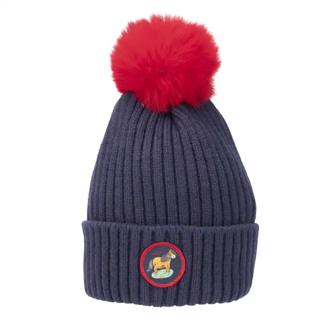 Shires Winnie & Me Childrens Bobble Hat Navy