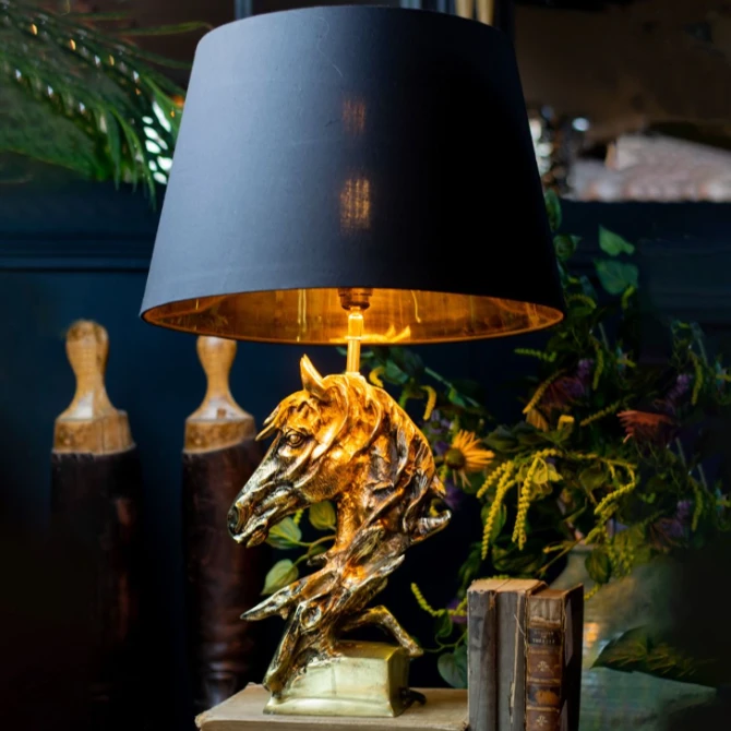 Culinary Concepts Horse Head Table Light Gold