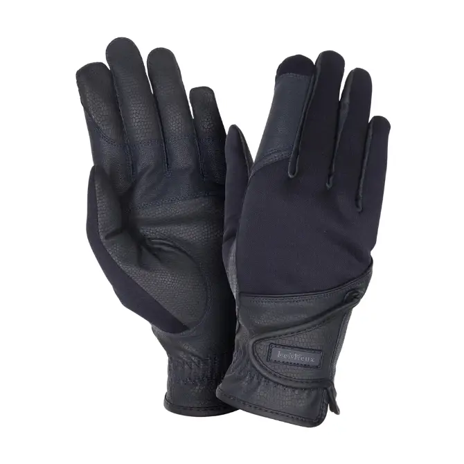 LeMieux Hybrid Riding Gloves Navy