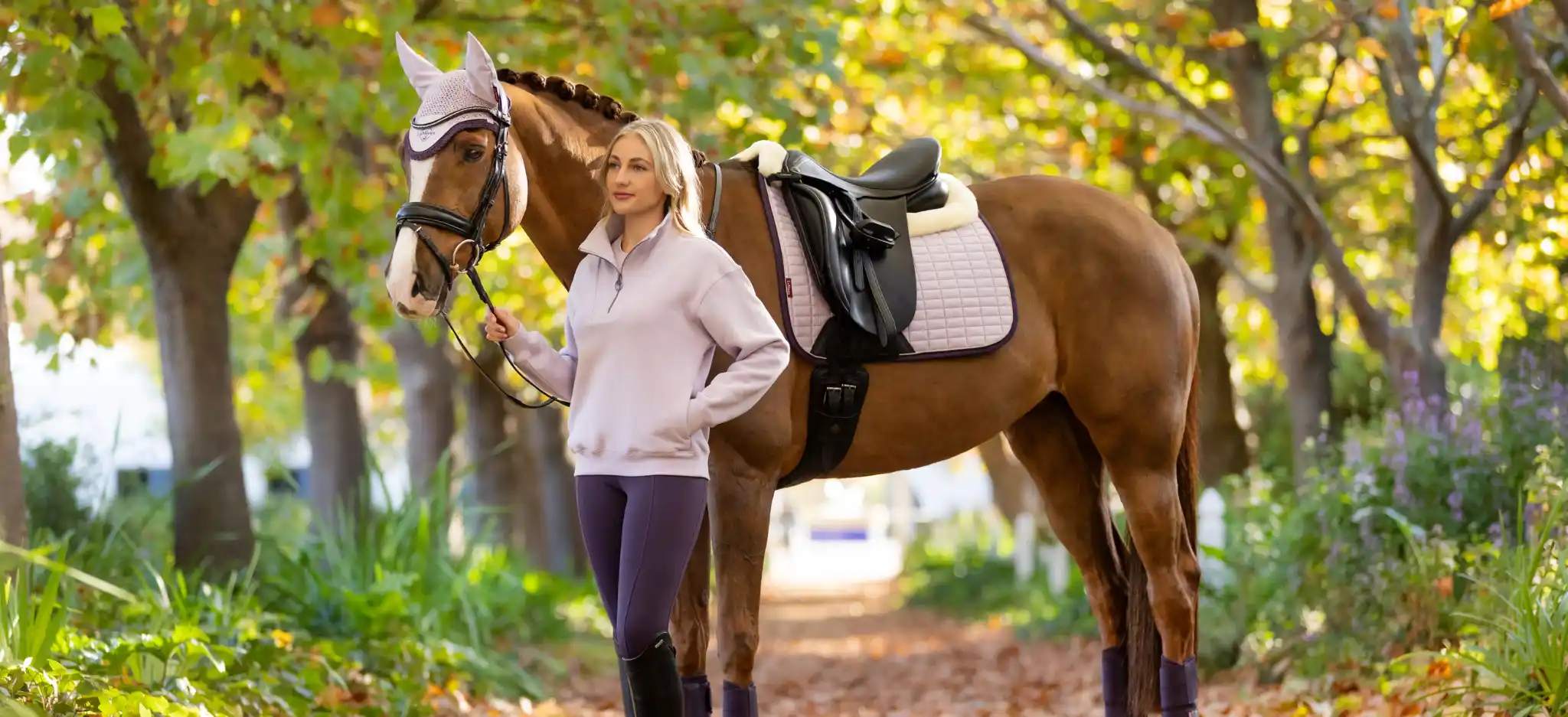 LeMieux Lilac Collection Slider.