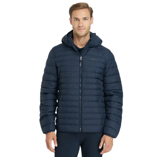 LeMieux Mens Hooded Puffer Jacket Navy