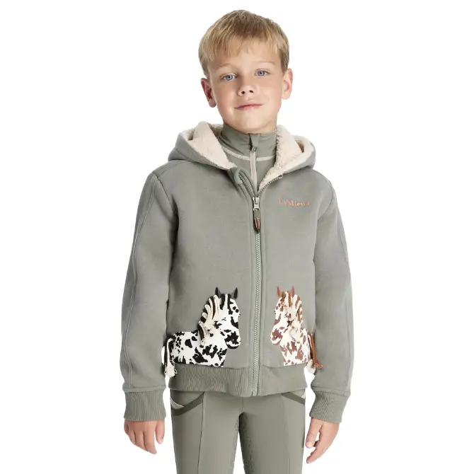 LeMieux Mini Charlie Pony Zip Through Hoodie Rosemary