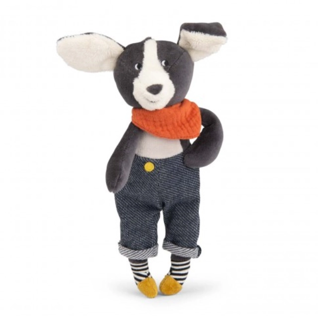 Moulin Roty Puce The Dog Puce & Pilou Soft Toy
