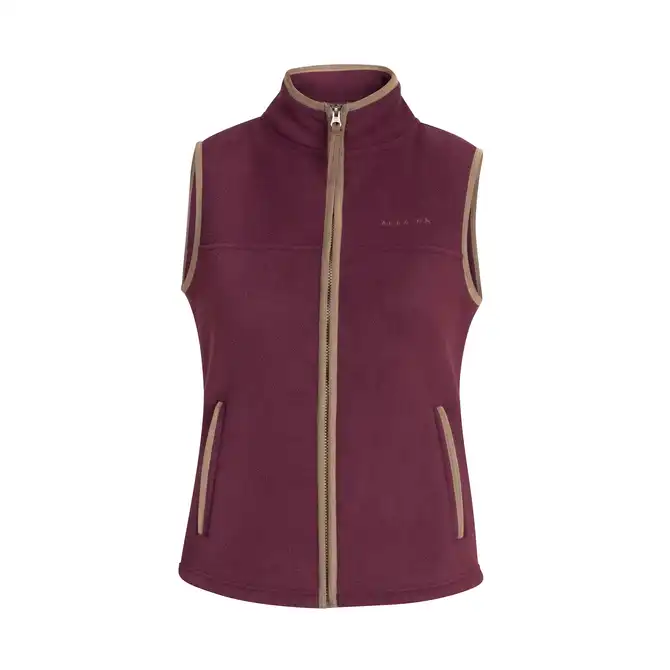 Shires Aubrion Adults Core Fleece Gilet Maroon