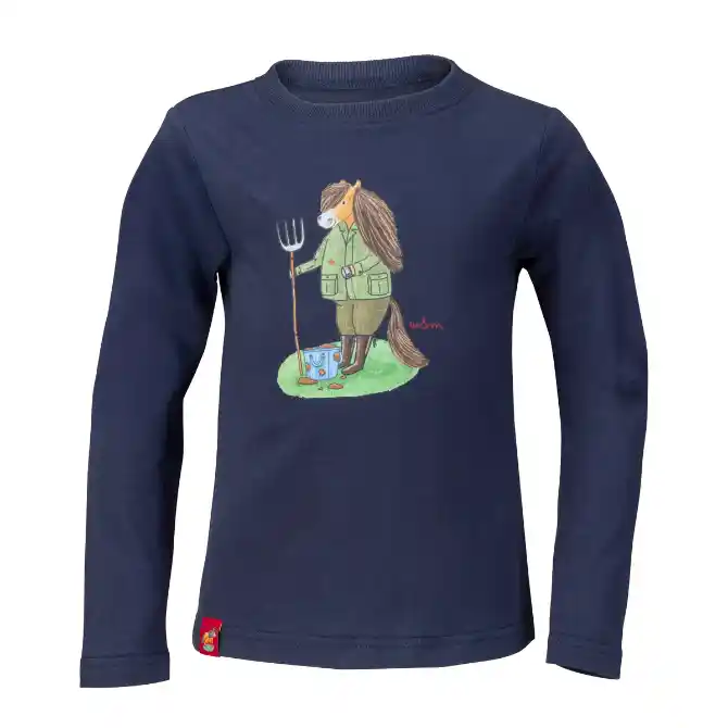 Shires Winnie & Me Childrens Long Sleeve Top Navy
