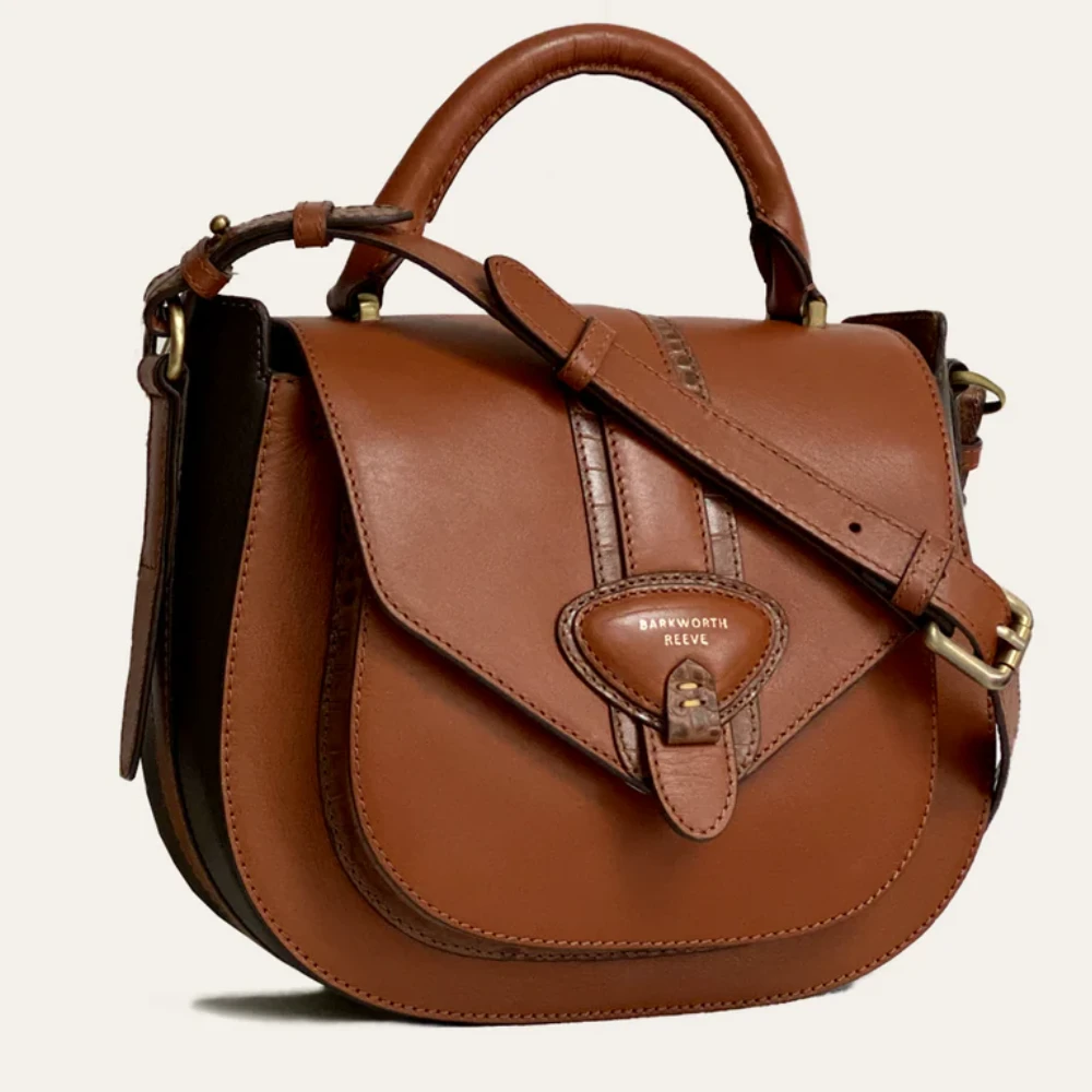 Barkworth Reeve Belton Saddle Bag Tan Leather