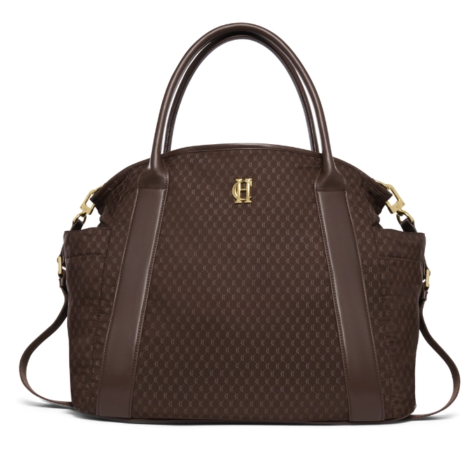 Holland Cooper Cheltenham Tote Bag Chocolate Monogram