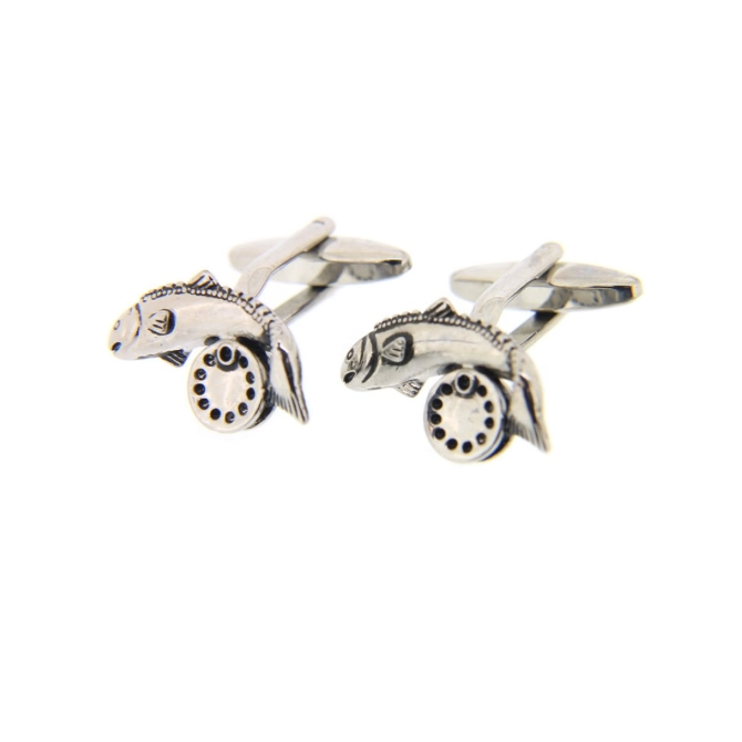 Soprano Fish And Reel Cufflinks