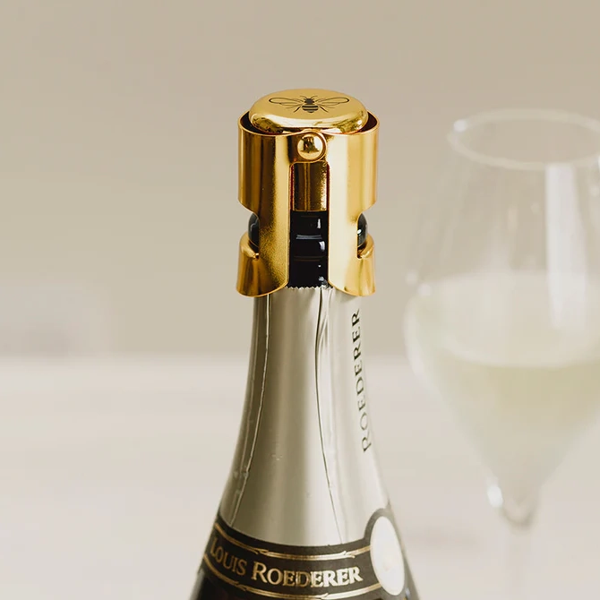 Selbrae House Gold Bee Champagne & Prosecco Stopper