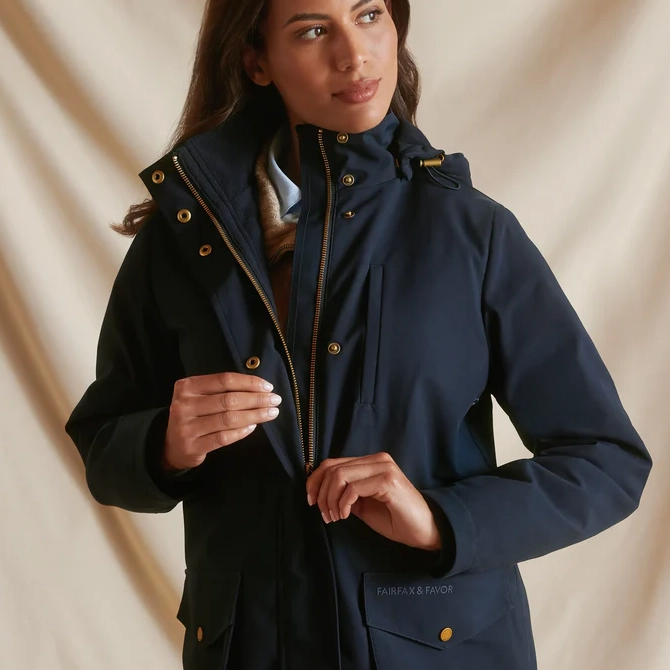 Fairfax & Favor Ladies Nancy Walking Jacket Navy