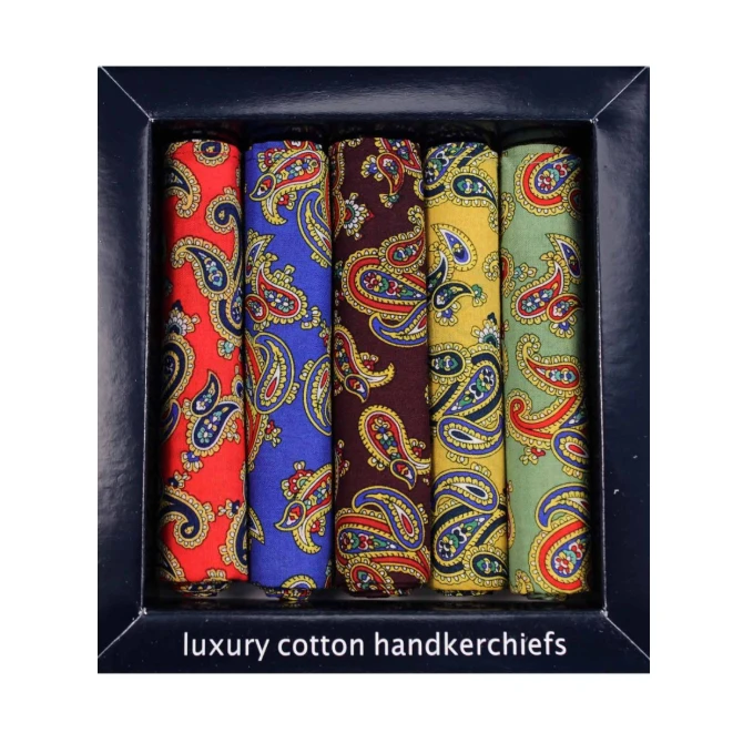 Soprano Paisley Cotton Handkerchiefs
