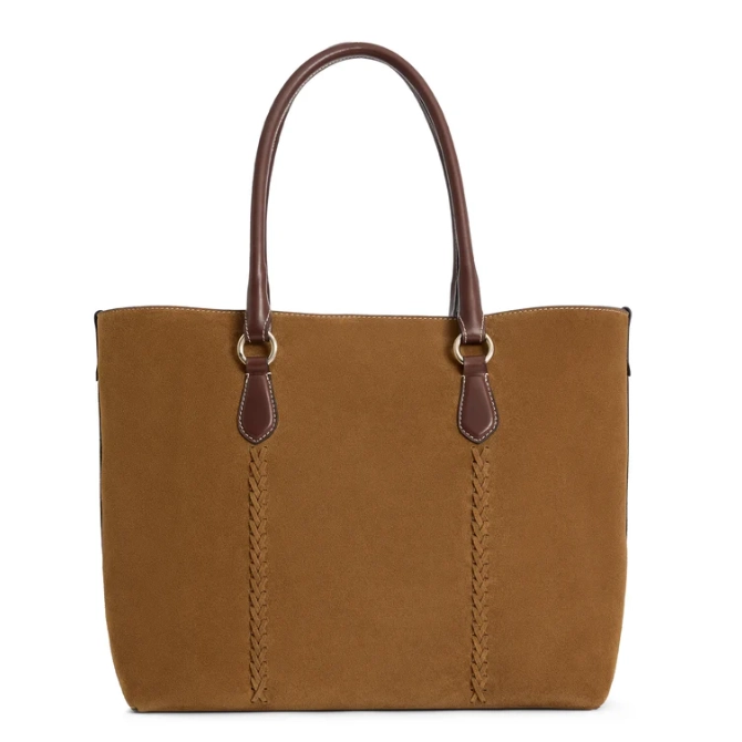 Fairfax & Favor Seville Tote Bag Tan Suede