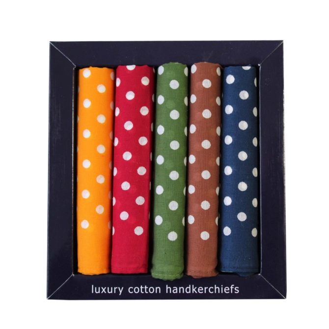 Soprano Spotted Cotton Handkerchiefs
