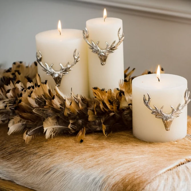 Culinary Concepts Large Stag Antler Candle Pins