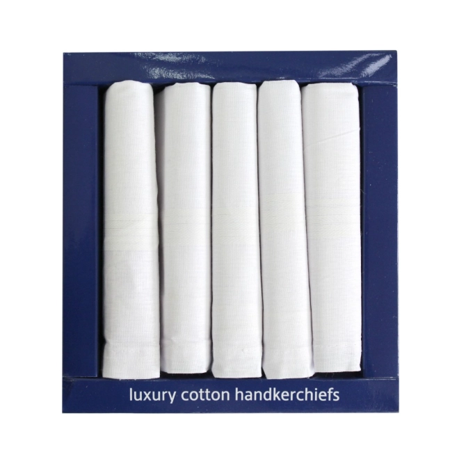 Soprano White Cotton Handkerchiefs
