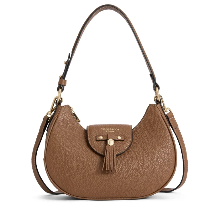 Fairfax & Favor The Windsor Shoulder Bag Tan Leather