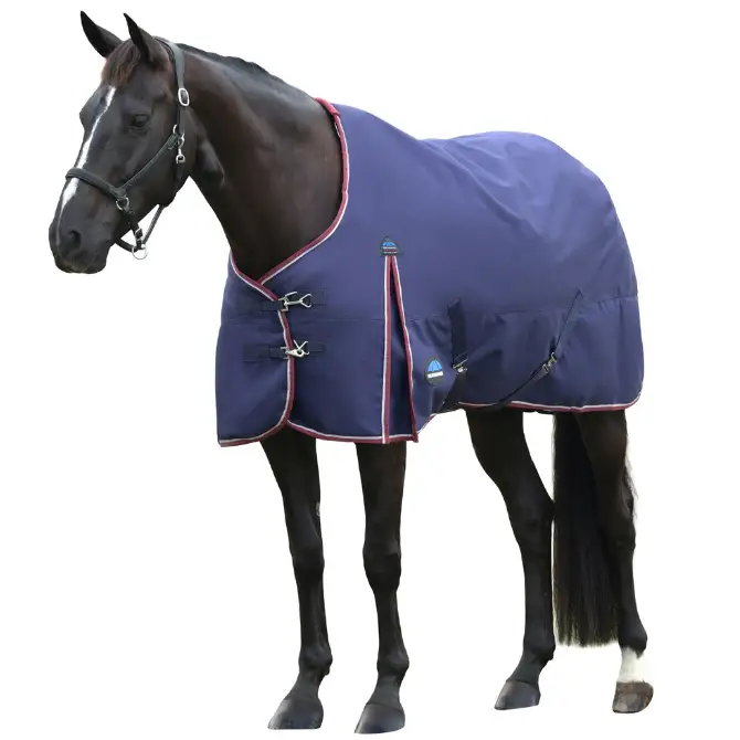 Weatherbeeta ComFiTec Essential Turnout 0G Navy/Burgundy