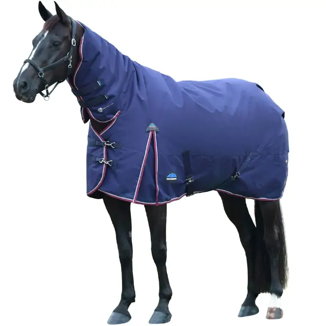 Weatherbeeta ComFiTec Essential Turnout Combo 360G Navy/Burgundy