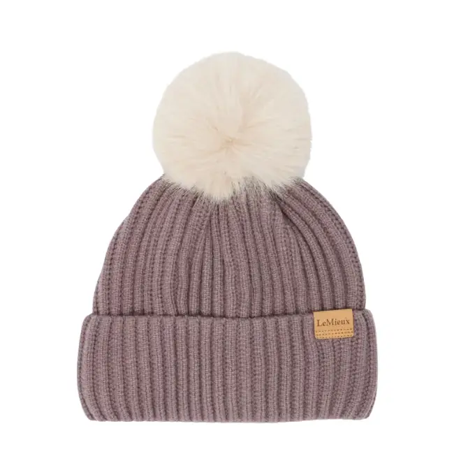 LeMieux Ladies Clara Rib Beanie Walnut