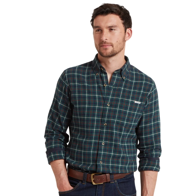 Schoffel Mens Akenham Shirt Botanical Green