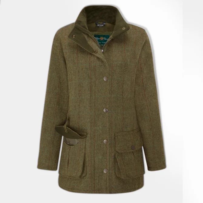 Alan Paine Ladies Rutland Shooting Coat Hemp