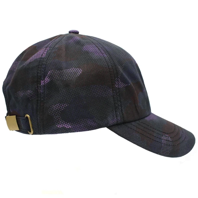 Heather Hats Kenji Graphic Camo Baseball Cap Purple