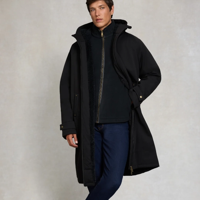 Holland Cooper Mens One Size Waterproof Coat Black