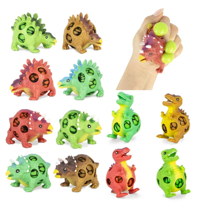 Keycraft Squeezy Mesh Dinosaur Toy