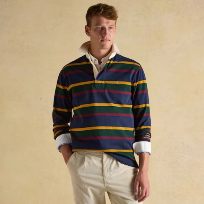 Joules Mens Rugby Club Shirt Multi