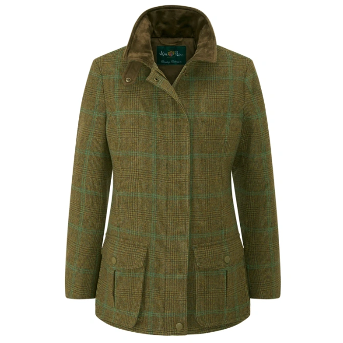 Alan Paine Ladies Surrey Tweed Coat Marsh