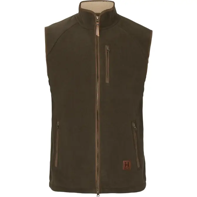 Harkila Sandhem Sherpa Fleece Waistcoat Willow Green