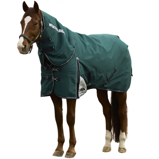 Weatherbeeta ComFiTec Plus Dynamic Detach A Neck 0g Turnout Rug Forest Green/Navy