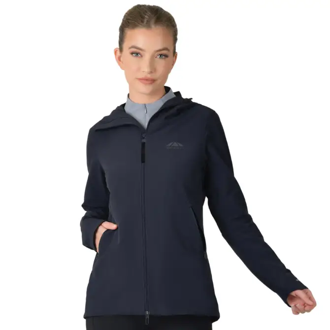 WeatherBeeta Ladies Abrasion Proof Stretch Riding Jacket Navy