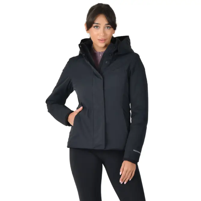 WeatherBeeta Ladies Protect High Neck Jacket Black