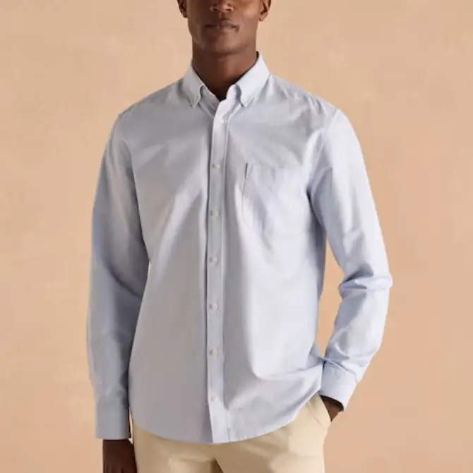 Joules Mens Oxford Classic Fit Shirt Blue