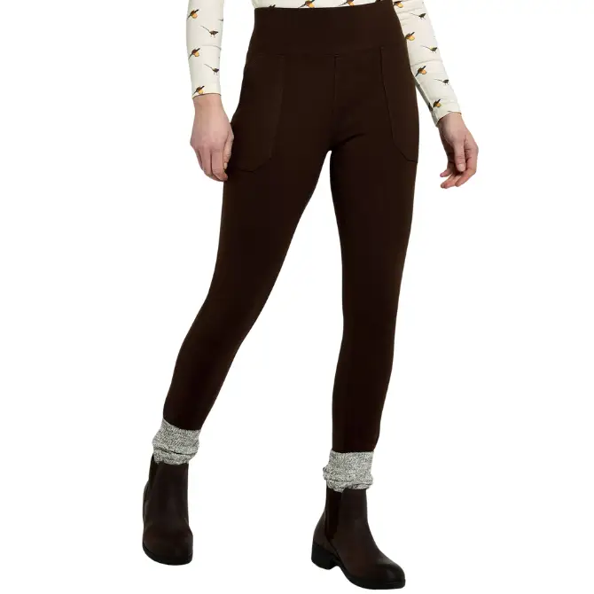 Dubarry Ladies Pepperwort Water Repellent Leggings Bourbon