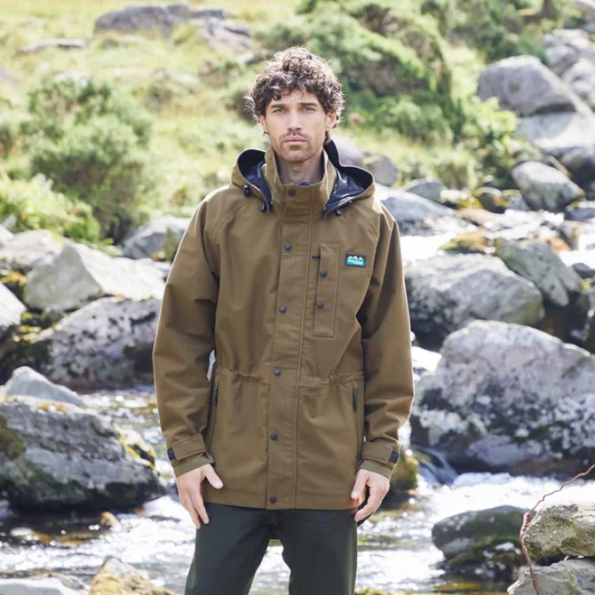 Ridgeline Mens Monsoon Classic Jacket (2025) Teak