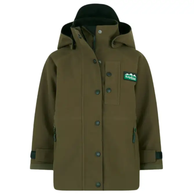 Ridgeline Childrens Monsoon Classic Jacket (2025) Teak