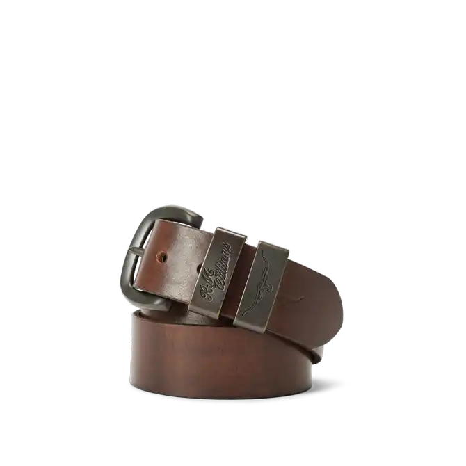 R.M.Williams Unisex Drover Belt Light Chocolate