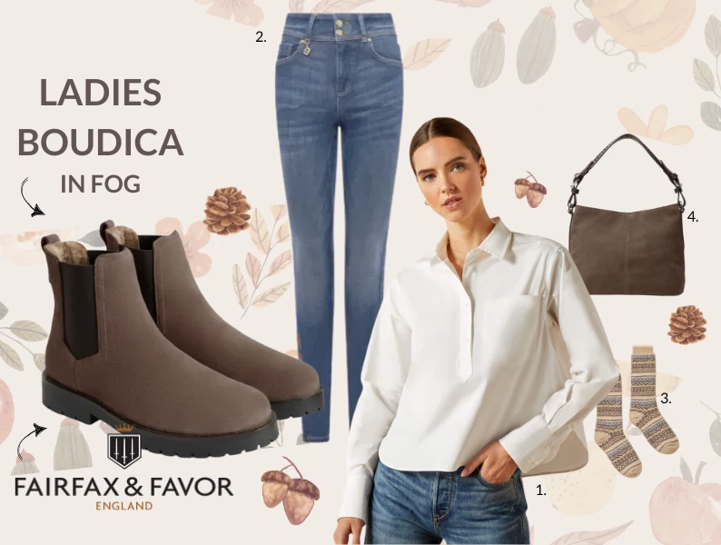 Chelsea Boots - Fairfax & Favor Outfit