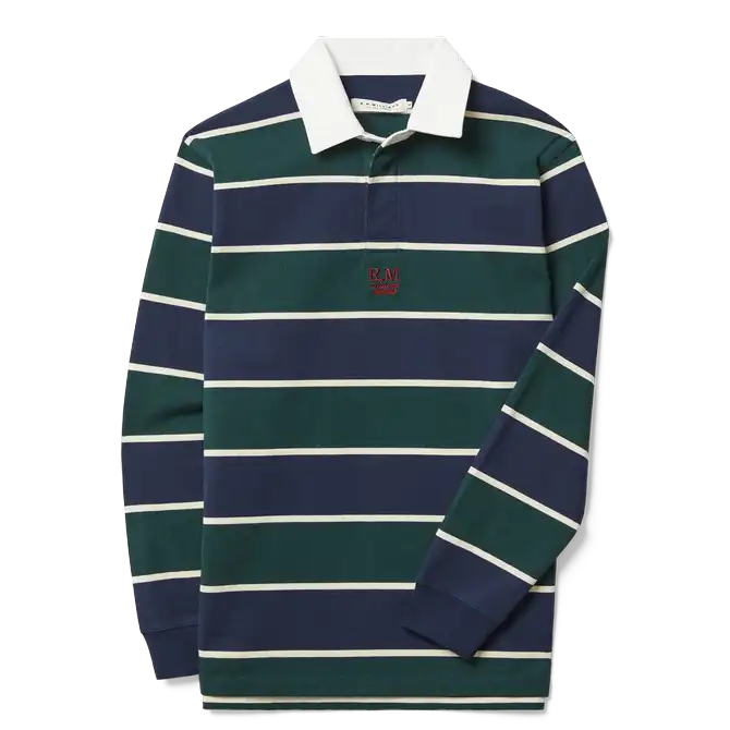 R.M.Williams Unisex Bright Rugby Navy Green Cream