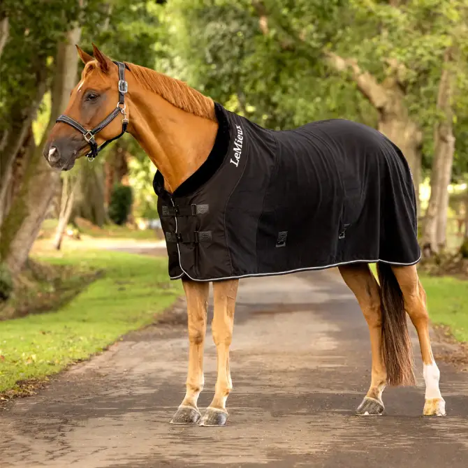 LeMieux Kudos Luxe Fleece Rug Black