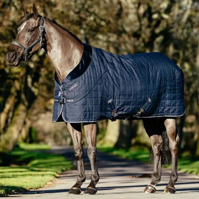 LeMieux Kudos Luxe Lined Stable Rug Navy