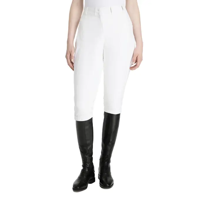 LeMieux Ladies Darcey Competition Waterproof 3_4 Over Breeches White