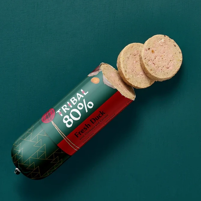 Tribal 80% Fresh Duck Gourmet Sausage Dog Food