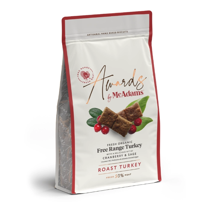 McAdams Free Range Roast Turkey With Cranberries & Sage Dog Treats