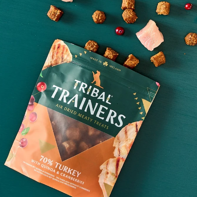Tribal Trainers Turkey & Cranberry Dog Treats 80g